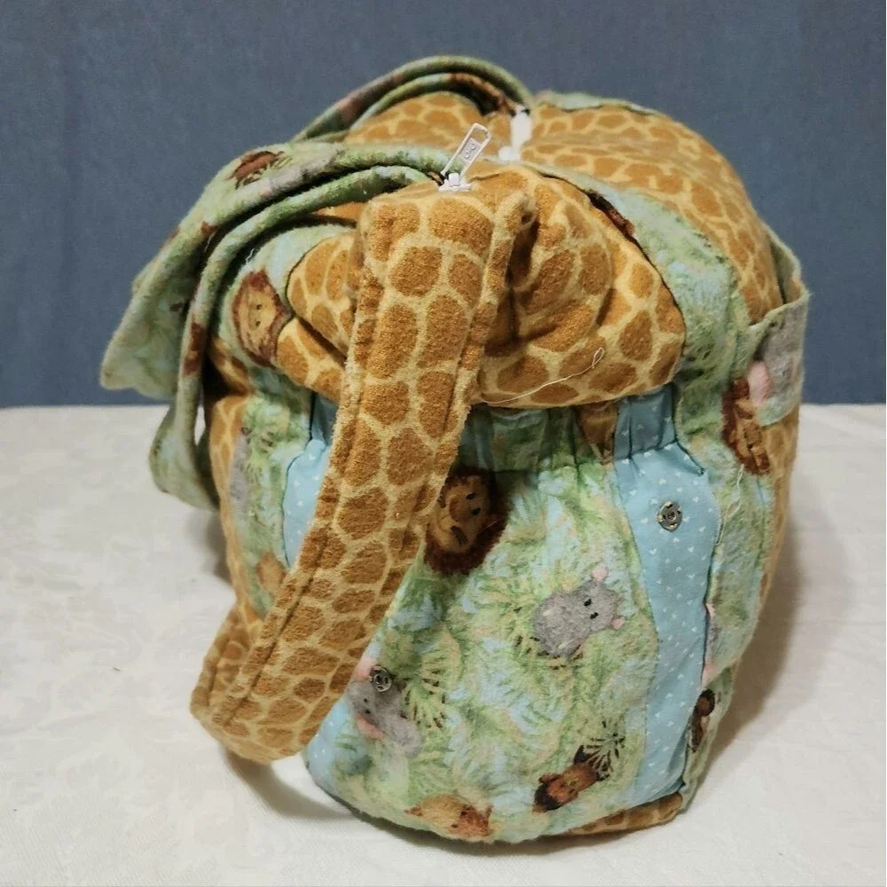 Handmade Safari diaper bag